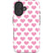 Plush Pink Hearts iPhone 16 Plus Magsafe Impact Case